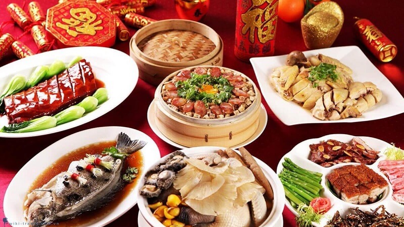 Ẩm thực Trung Hoa trong những ngày năm mới rất thịnh soạn