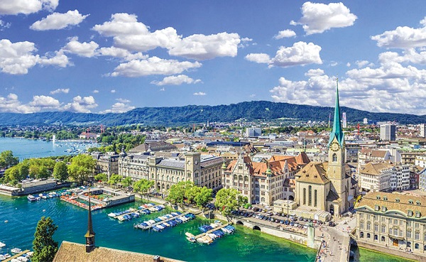 Zurich sở hữu nhiều khu phố cổ với lối kiến trúc đặc trưng