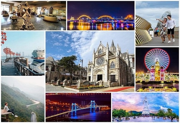 Đà Nẵng là thành phố du lịch thu hút đông đảo du khách đến tham quan 