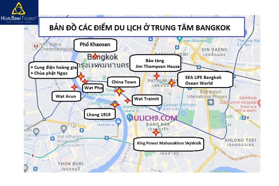 Mua bản đồ Thái Lan giúp bạn du lịch dễ dàng hơn