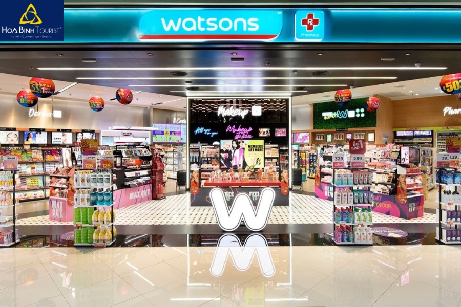 Cửa hàng mỹ phẩm Watsons tại Thái Lan