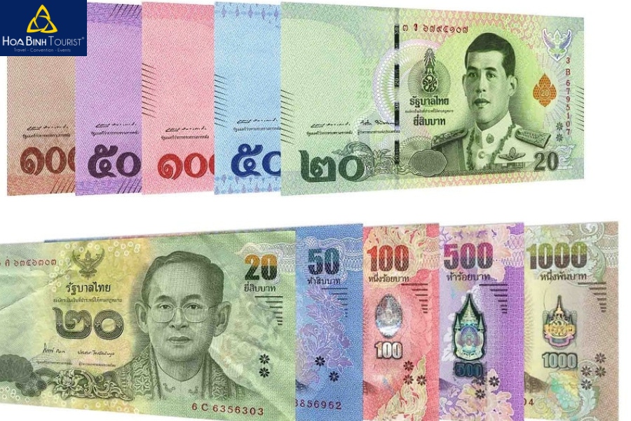 Đồng Baht Thái là phương thức thanh toán phổ biến nhất tại Thái Lan