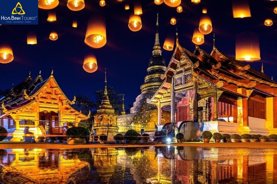 Thành phố Chiang Mai với nhiều ngôi đền cổ kính