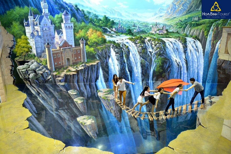 Bảo tàng tranh 3D Funny Art Hạ Long - Vùng đất ảo giác đầy màu sắc