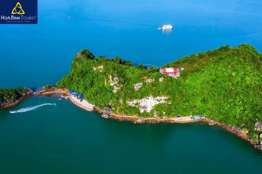 Biển đảo Soi Sim từ trên cao nhìn xuống