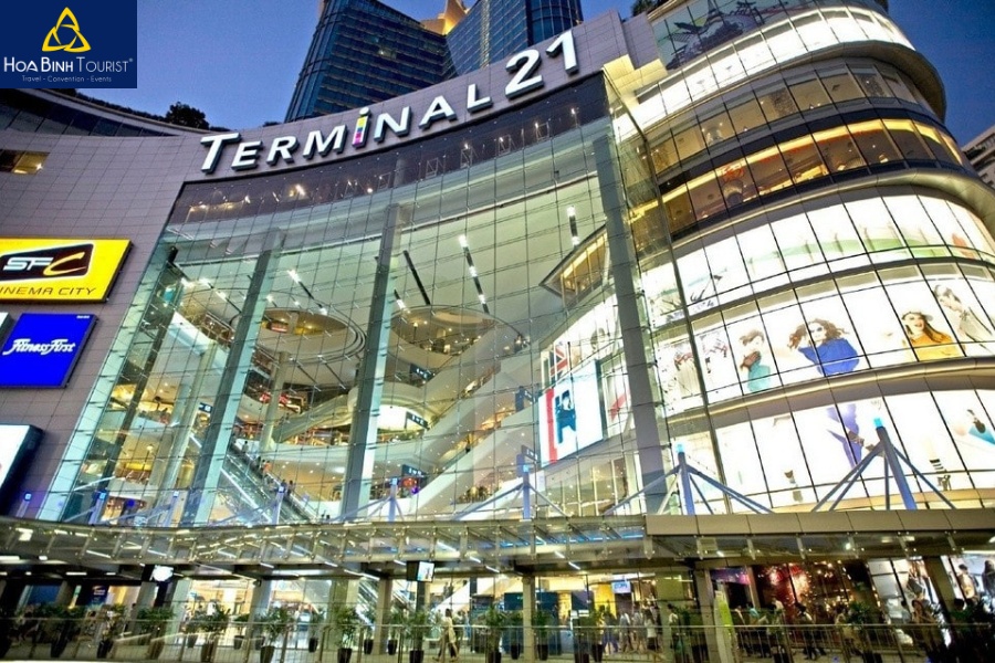 Trung tâm thương mại Terminal 21 với lối kiến trúc độc đáo