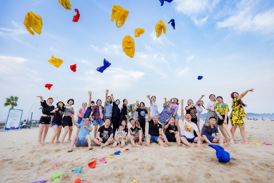 Tổ chức team building chất lượng dành cho nhân viên công ty tại Hải Nam Travel 