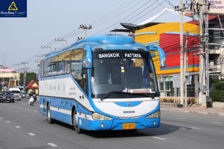 Xe bus có chuyến từ Bangkok - Pattaya vừa thuận tiện vừa tiết kiệm chi phí