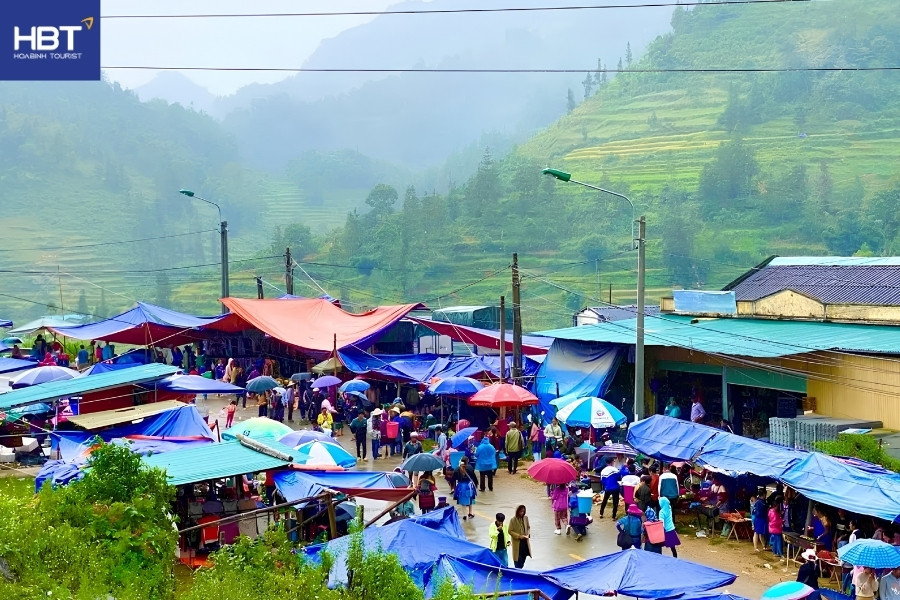 chợ phiên sapa - Chợ Mường Hum