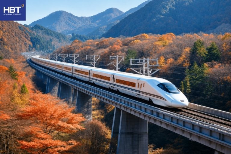 Kinh nghiệm đi tàu Shinkansen chi tiết từ A–Z cho người mới