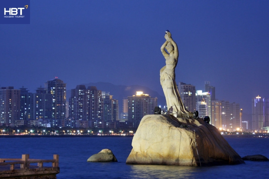 Tượng Nữ Thần Cá Chu Hải