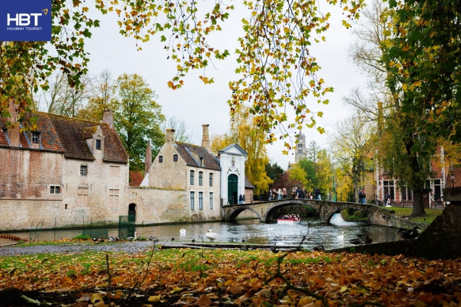 mùa thu châu Âu - Bruges, Bỉ
